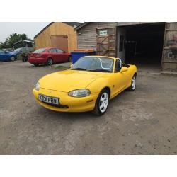 2001 Mazda MX-5 California (rare model only 500 made) 1.6 New Mot excellent history not standard