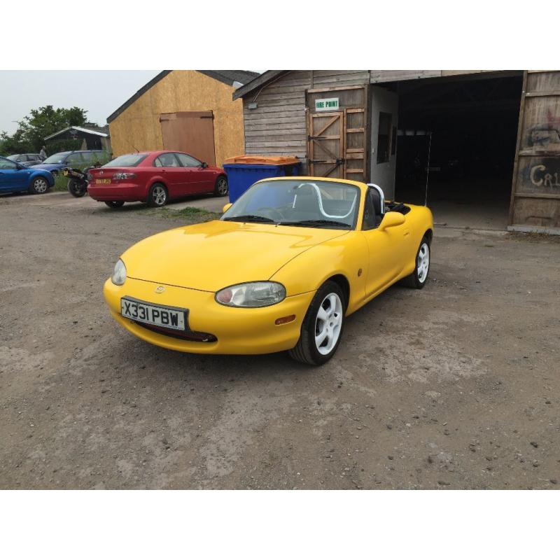 2001 Mazda MX-5 California (rare model only 500 made) 1.6 New Mot excellent history not standard
