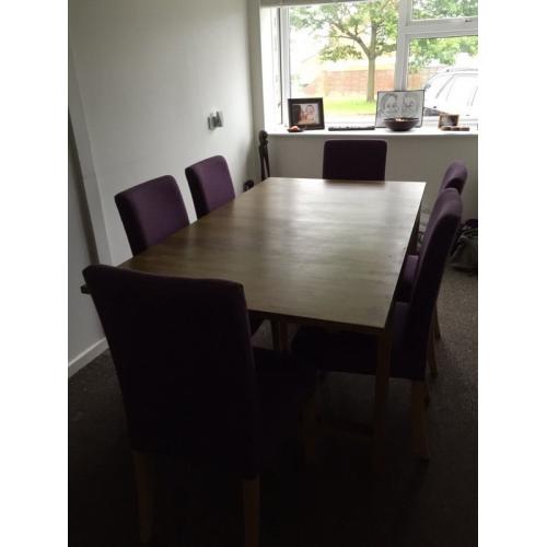 Table and chairs