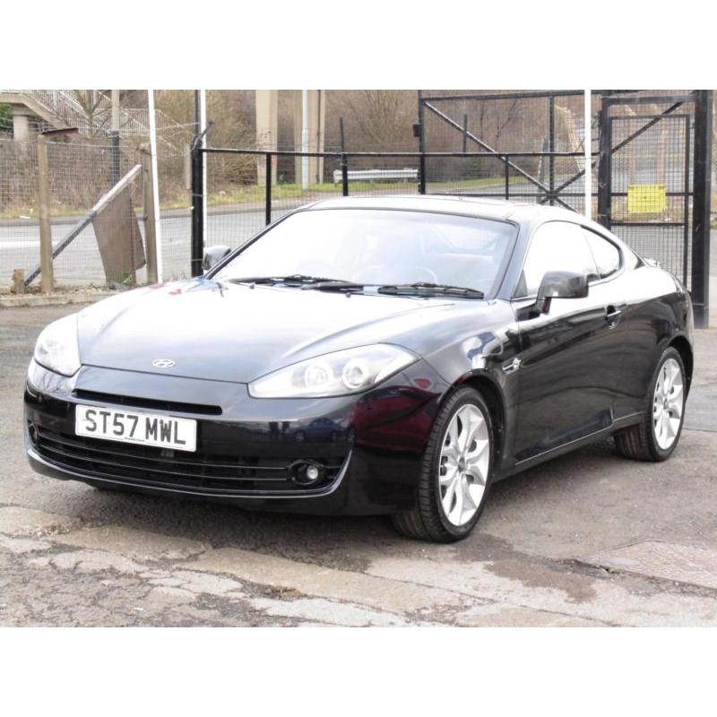 Hyundai Coupe 2.0 SIII SE, Black, 2007., 6 Month AA Warranty, 1 Years Mot