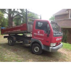 Nissan cabstar tipper diesel 2005/54plate 99.000m 11months mot drives superb