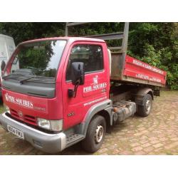 Nissan cabstar tipper diesel 2005/54plate 99.000m 11months mot drives superb