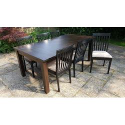 IKEA Stornas table, Ingolf bench & 6 Free chairs