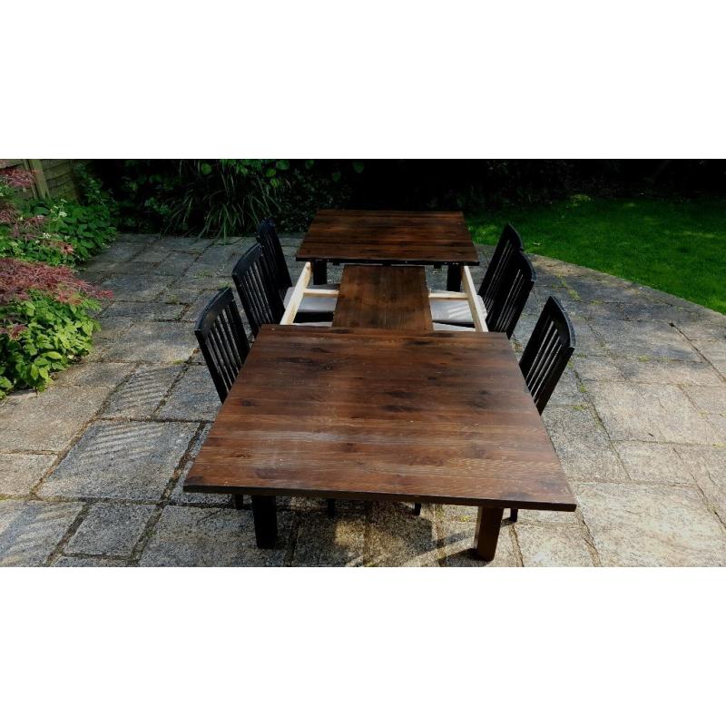 IKEA Stornas table, Ingolf bench & 6 Free chairs