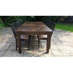 IKEA Stornas table, Ingolf bench & 6 Free chairs