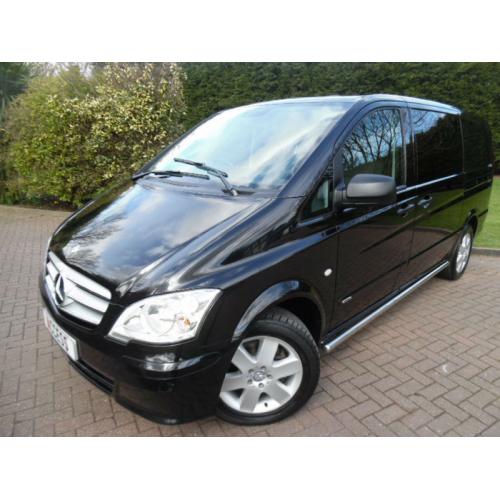 2012/62 Mercedes-Benz Vito 122 3.0 CDi LWB AUTOMATIC 6 SEAT DUALINER
