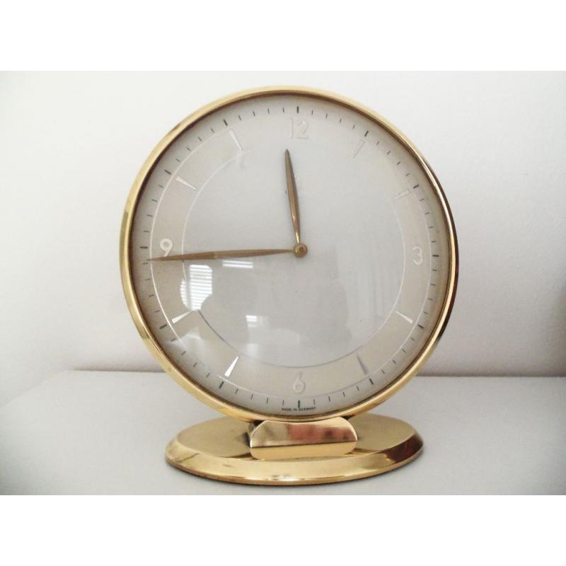 Junghans Desk / Mantle Clock - 1950's (Bauhaus)