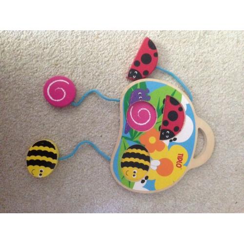 Lovely wooden toys and musical toys in good condition