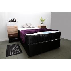 NEW STOCK! DIVAN BED WITH LUXURY ORTHOPAEDIC/MEMORY FOAM 10" MATTRESS IN ALL SIZES! SUPER DEAL!