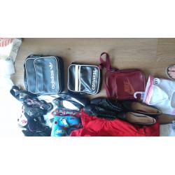 BOYS CLOTHES, SPORTS BAGS, CHILDREN'S SKATES, WOMEN'S CLOTHES AND MORE