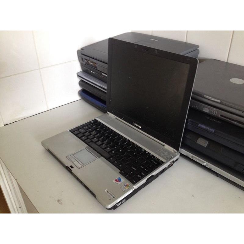 Joblot 10x laptops - mostly working, bits missing