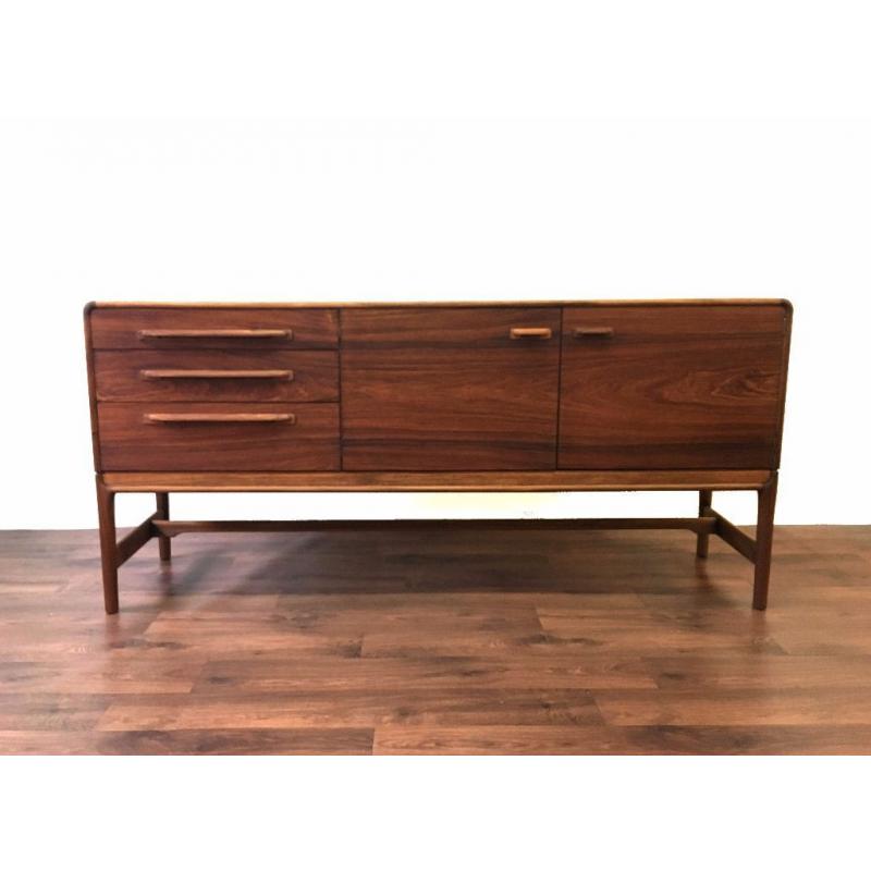 Mid Century Rosewood Sideboard by Beithcraft - Retro Vintage Teak Modernist Minimalist Design