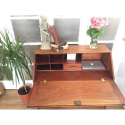 FREE DELIVERY ANTIQUE CHEST DESK BURRAU SOLID WOOD CHEST OF DRAWER