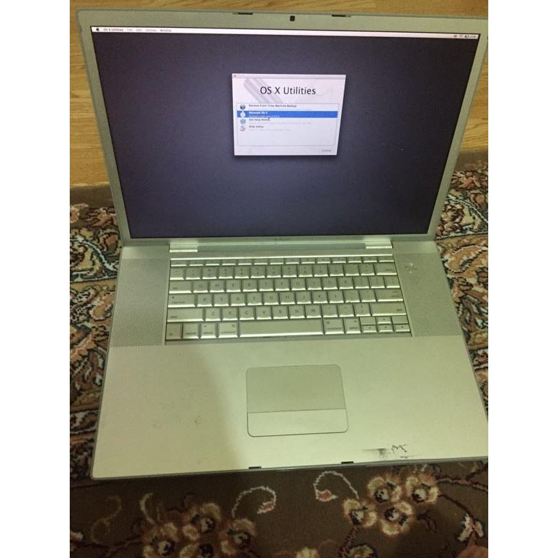 MacBook Pro 15 inch need restoring old version