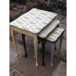 Wooden*Nest*of tables/trio,Upcycled,Hand created & Bespoke