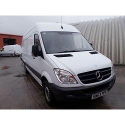 Mercedes-Benz Sprinter 313 CDI LWB 3.5T HIGH ROOF VAN DIESEL MANUAL WHITE (2013)