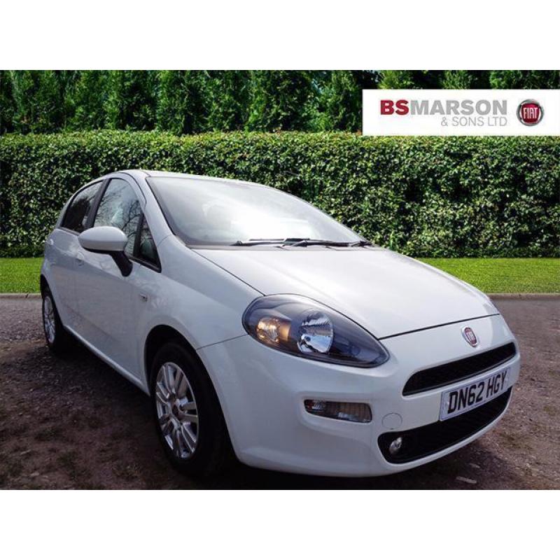 2012 Fiat Punto EASY Petrol white Manual