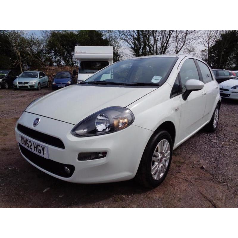 2012 Fiat Punto EASY Petrol white Manual