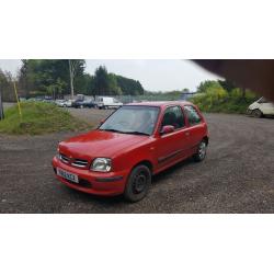 Nissan Micra 1.3. MOT until September. POWER STEERING. central locking