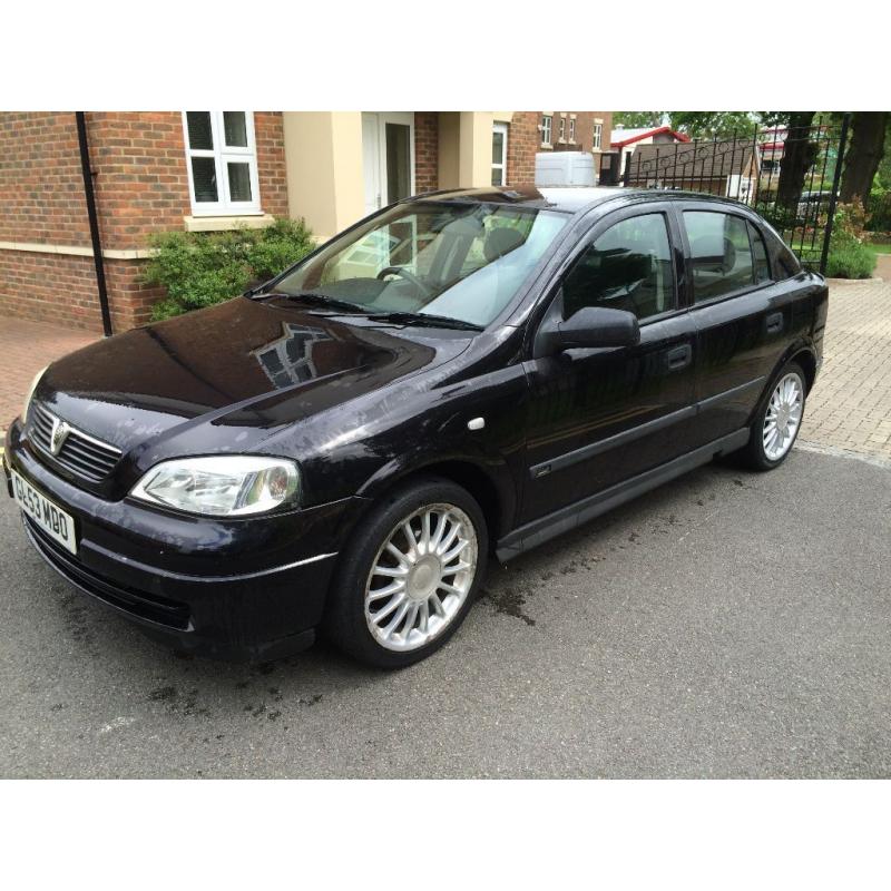 2002 VAUXHALL ASTRA 1.6L * LONG MOT * 110K & F.S.H * AIR CON,ALLOYS,CD,TINTED,ALARM,ELECTRIC WINDOWS