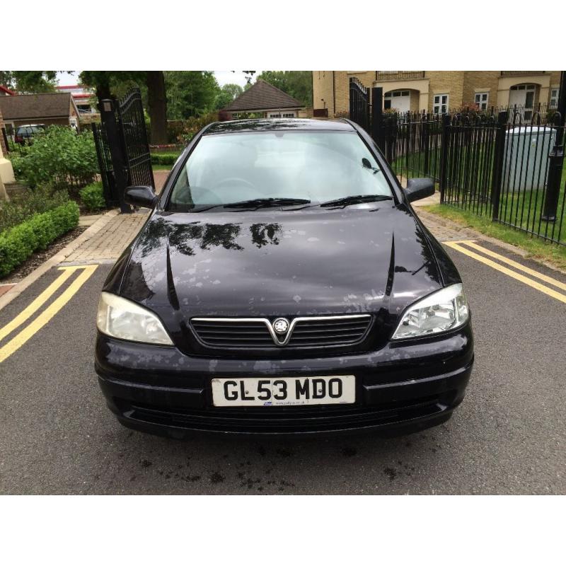 2002 VAUXHALL ASTRA 1.6L * LONG MOT * 110K & F.S.H * AIR CON,ALLOYS,CD,TINTED,ALARM,ELECTRIC WINDOWS