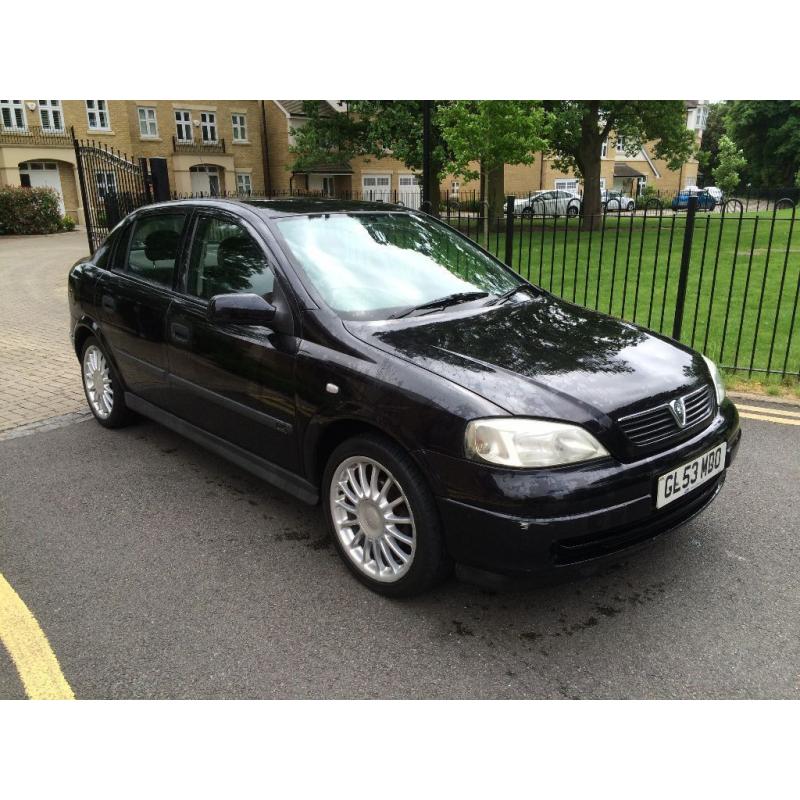 2002 VAUXHALL ASTRA 1.6L * LONG MOT * 110K & F.S.H * AIR CON,ALLOYS,CD,TINTED,ALARM,ELECTRIC WINDOWS