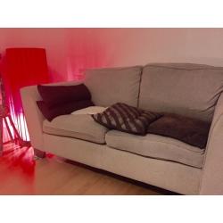 Cream fabric sofa