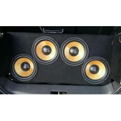 CAR SUBWOOFERS PLUS AMPLIFIER