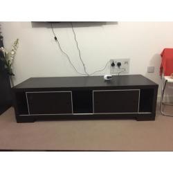 TV CABINET ALMOST UNUSED HARD WOOD MADE IN ITALY