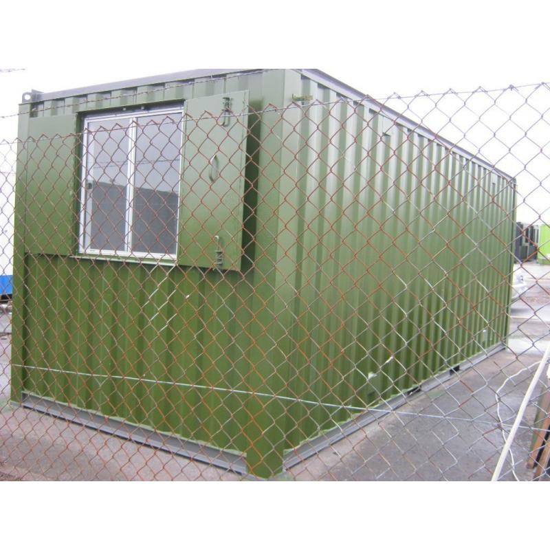 20ft x 8ft High Security Portable Cabin Site Office +IN STOCK NOW+READY 2 GO STRAIGHT ON SITE TODAY