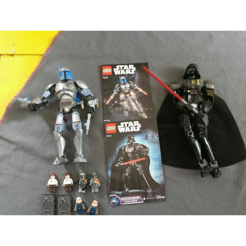 Lego 75107: Jango Fett and 75111: Darth Vader