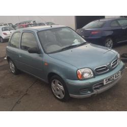 2002 Nissan Micra, 40332 miles on the clock
