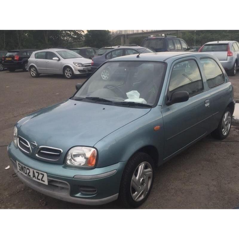 2002 Nissan Micra, 40332 miles on the clock