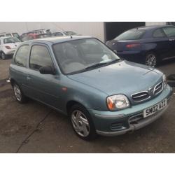 2002 Nissan Micra, 40332 miles on the clock