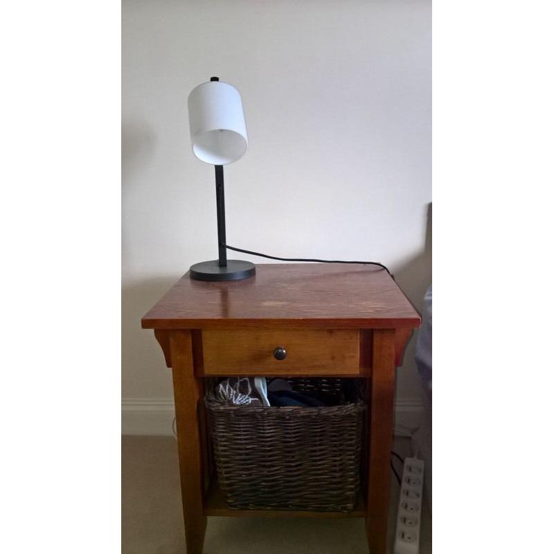 Beside tables and lamps
