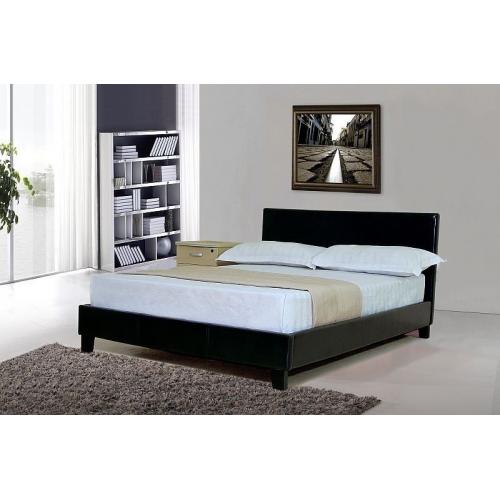 **100% GUARANTEED PRICE!**Double/Small Double Leather Bed With Eco-SPrung 8inch Dual Sided Mattress