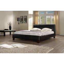 **100% GUARANTEED PRICE!**Double/Small Double Leather Bed With Eco-SPrung 8inch Dual Sided Mattress