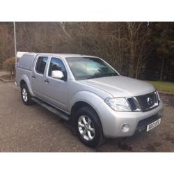 2013 13 NISSAN NAVARA 2.5 DCI ACENTA NO VAT ON TOP 4DR PICK UP 188 BHP DIESEL