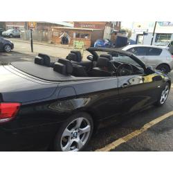 BMW 3 SERIES 2.0 DIESEL 2009 BLACK Convertible FRIST TO SEE YOU WILL BUY!!!!!!!!