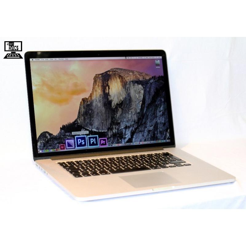 15" Retina Display Apple MacBook Pro i7 Quad 2.6Ghz 8gb 768GB Flash Drive FL Studio 11 Logic Pro X