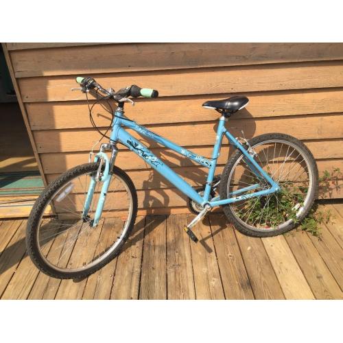Ladies Blue Raleigh Bike