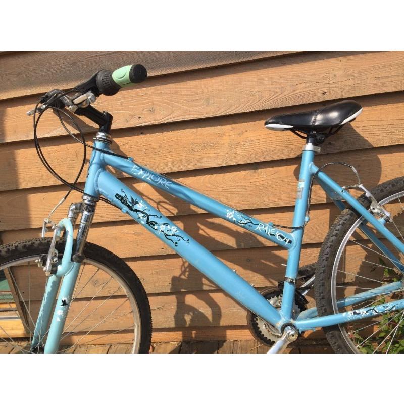 Ladies Blue Raleigh Bike