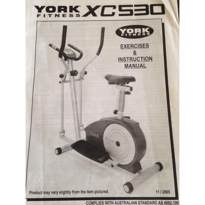 York Fitness Cross Trainer. XC530 as New
