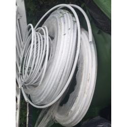 2 Rolls of Barrier Pipe 1 Roll of under floor heating pipe
