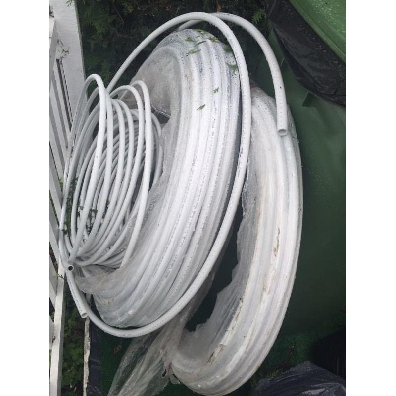 2 Rolls of Barrier Pipe 1 Roll of under floor heating pipe
