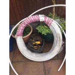 2 Rolls of Barrier Pipe 1 Roll of under floor heating pipe