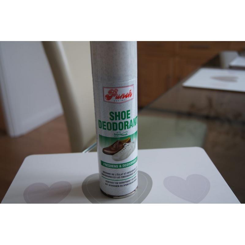 Shoe deodorant 200ml spray (200 tins available)