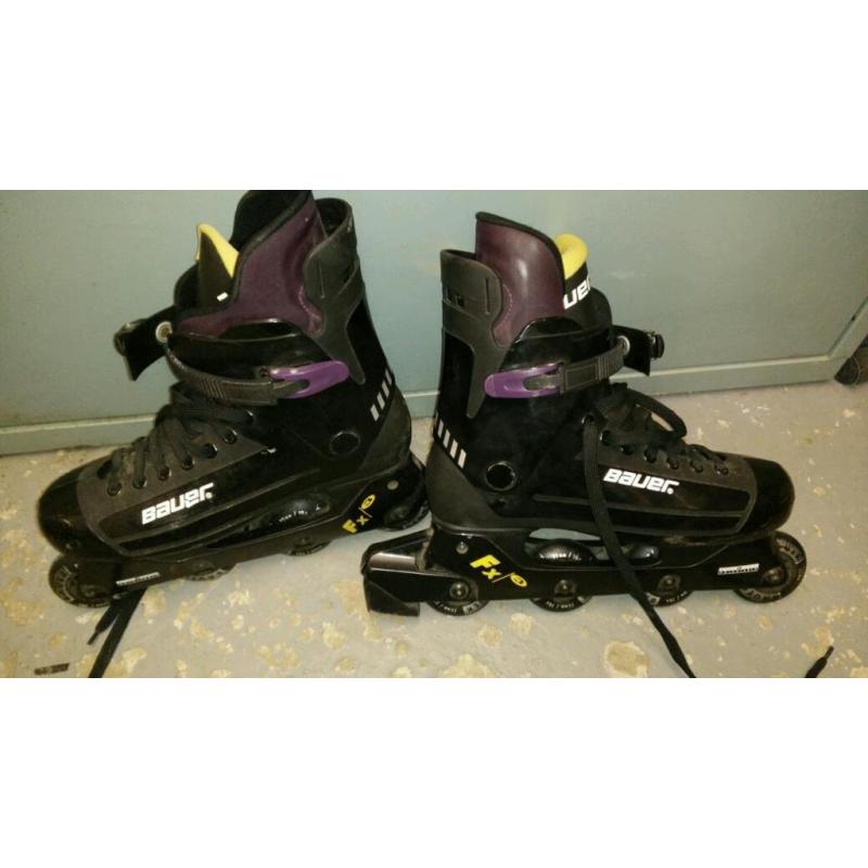 Bauer inline skates size 11