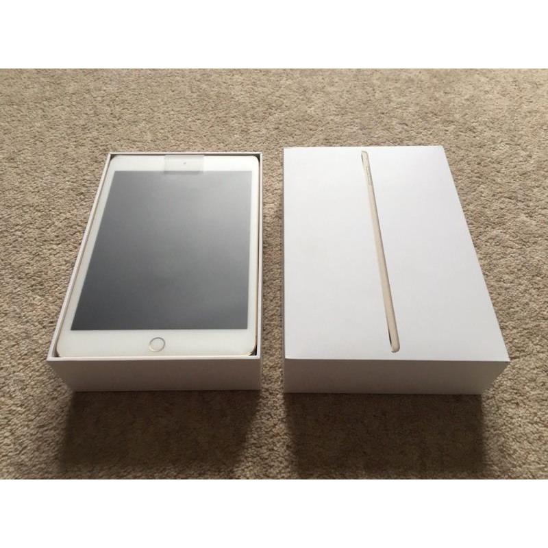 iPad mini 4 16GB Wifi - Gold - MINT - warranty until 14 Nov 2016