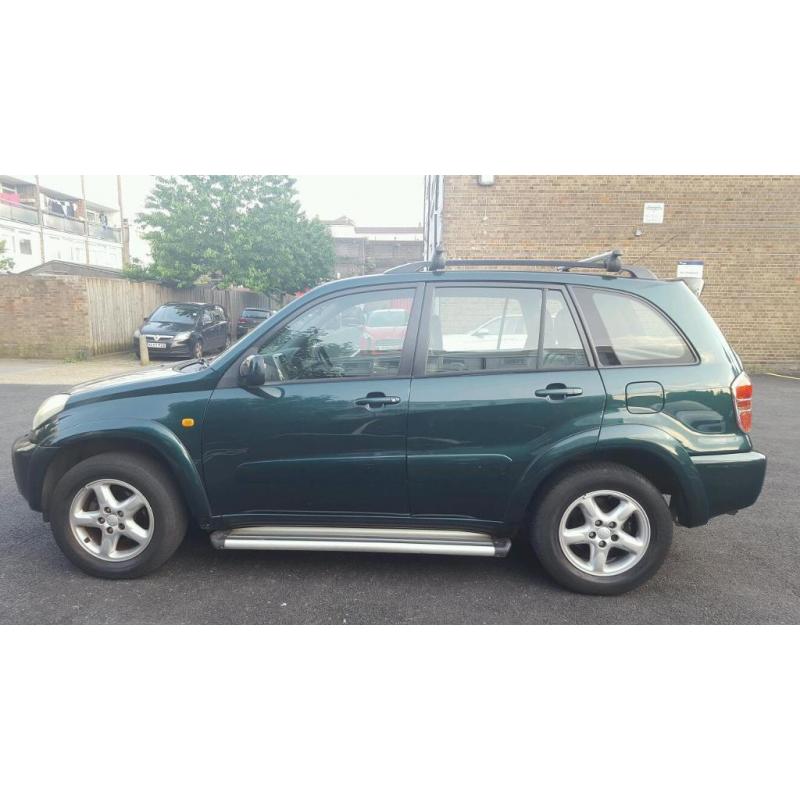 2002(52 REG) RAV4 MANUAL 2.0 PETROL MOT APRIL 2017 LOW MILEAGE 75K